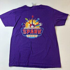 Spark Studios Shirt Mens Medium VBS Lifeway Christian Graphic Tee Music Art